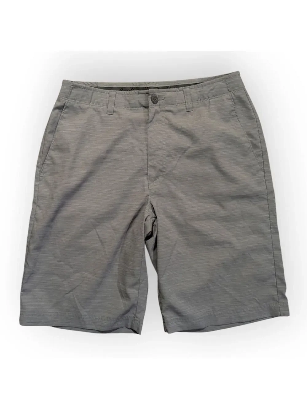 Ben Hogan Golf Shorts Gray Polyester Spandex Size 30
